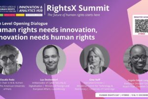 Human Rights needs Innovation, Innovation needs Human Rights